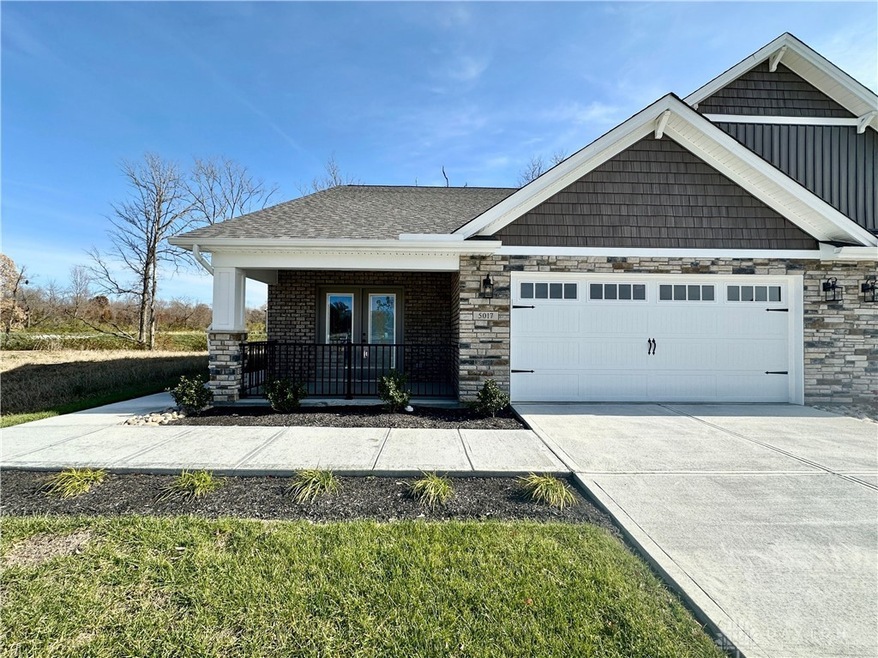 Everything you need and want on one level! Open concept design with luxury finishes in a low maintenance, lifestyle community. This luxury ranch home is located on a private cul-de-sac homesite. No more cutting the grass or shoveling snow. Fences are allowed for your furry friends. Exterior is an elegant, earthy mix of stone, brick & shake siding with white accents.