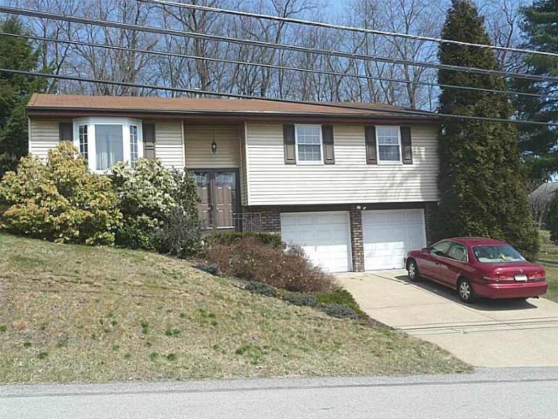 Exterior Front. Suburban house with a 