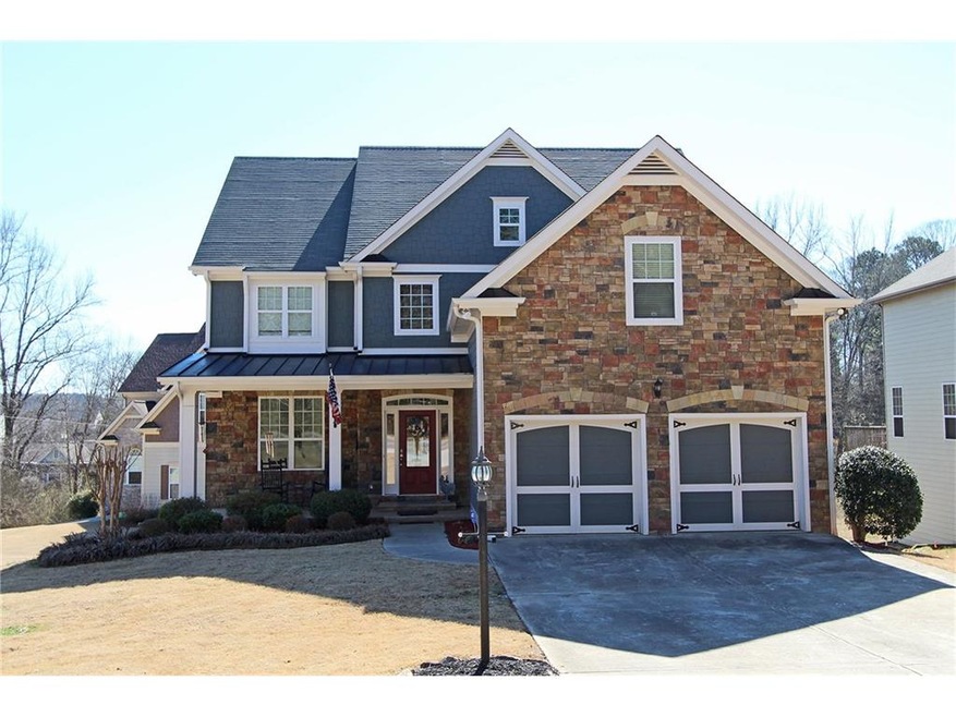 Charming Stone and Siding Craftsman Style