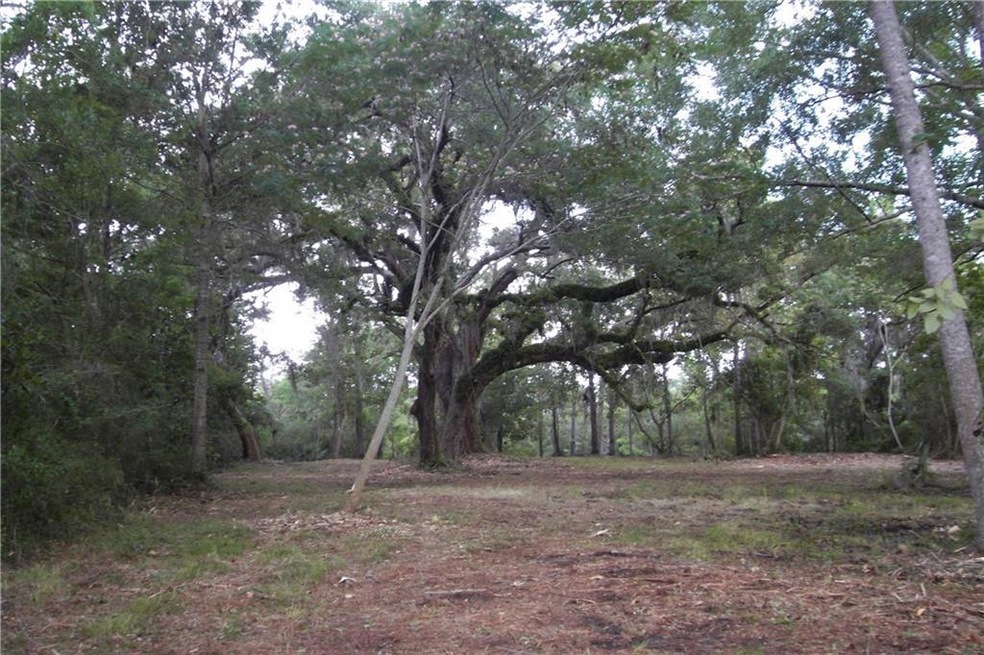 right side of the property from the road