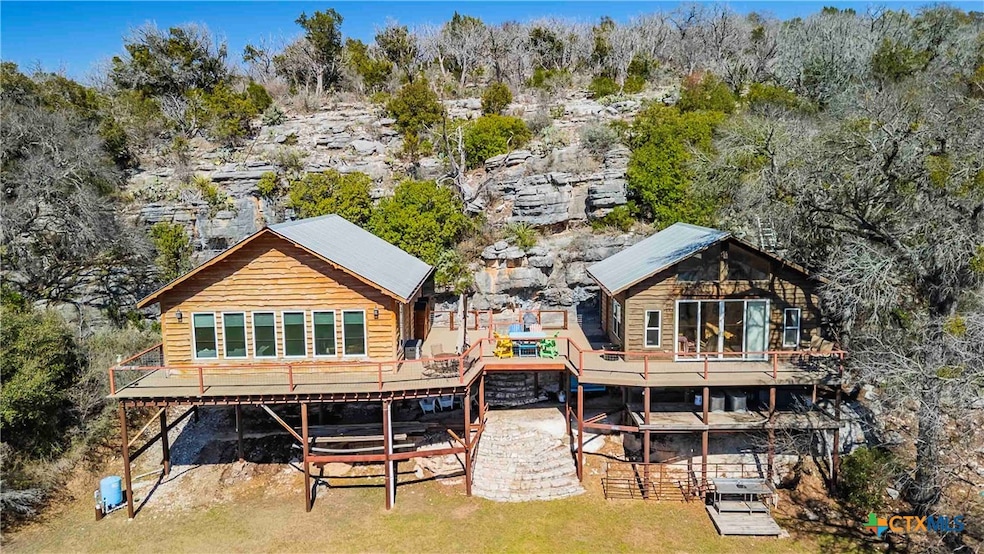 Primary Cabin on left Guest Cabin on right