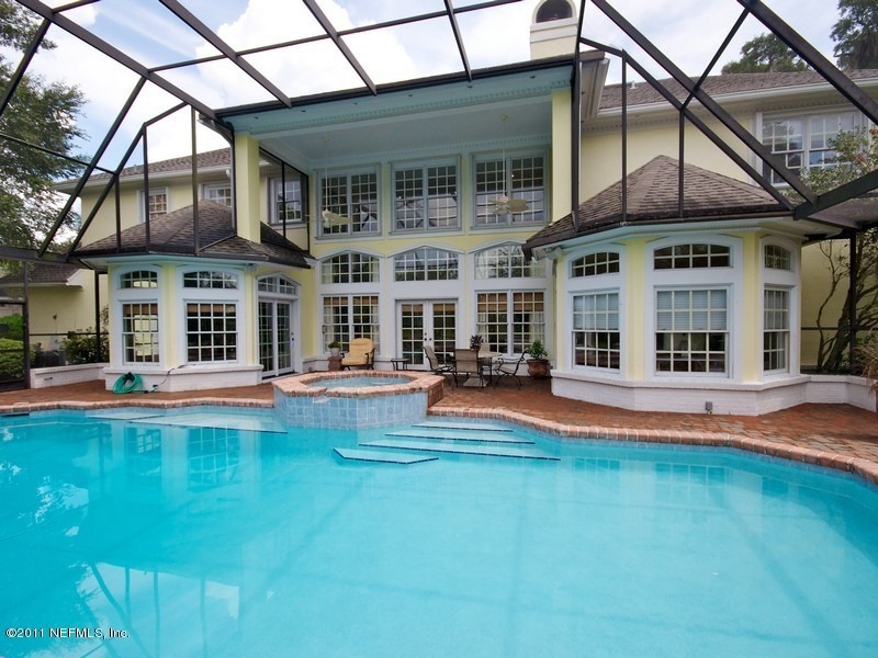 Pool and Rear Elevation