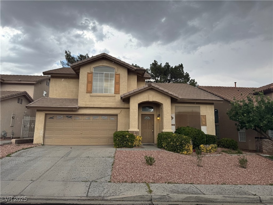 Traditional-style home with stucco siding, concret