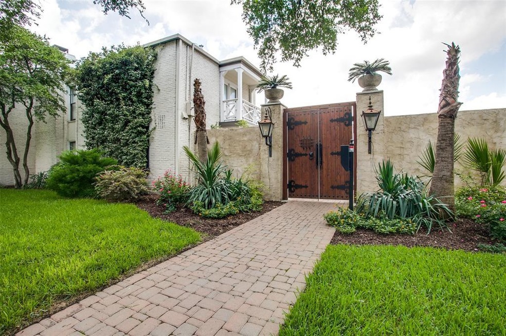 Beautiful Gated Entry