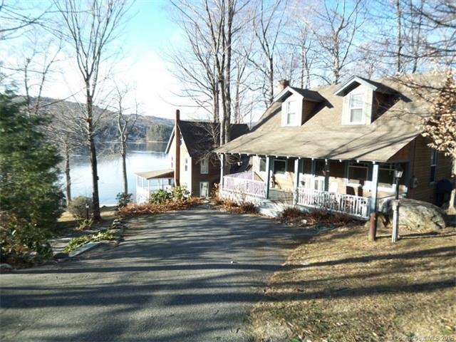View of Main House, Cottage and Lake