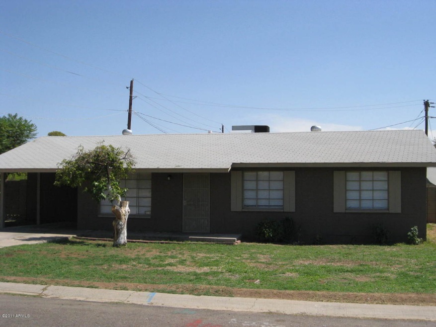 front of the home