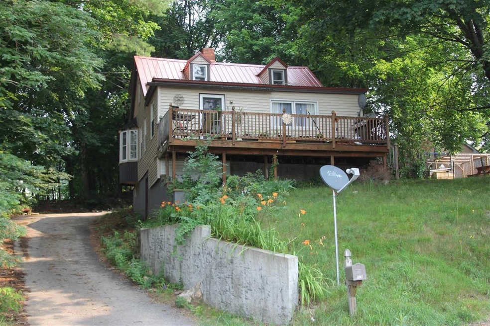 Up into your very private back yard and main entra