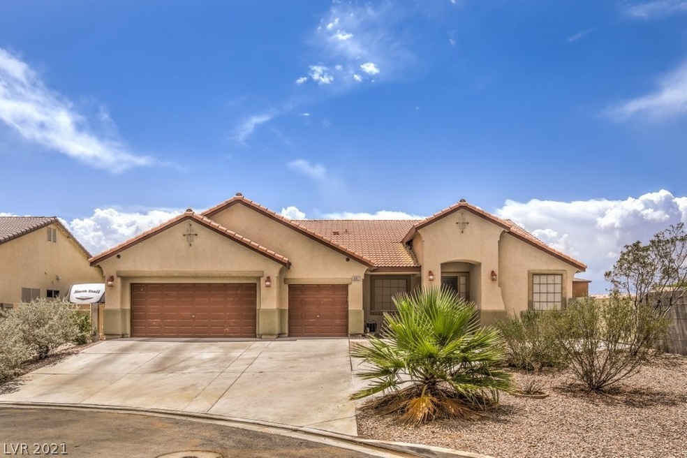 Single Story 3 car garage with RV parking