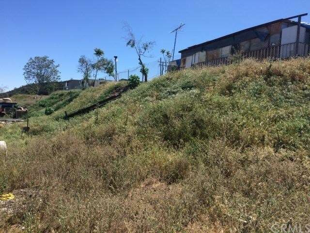 lower level of lot looking up to home
