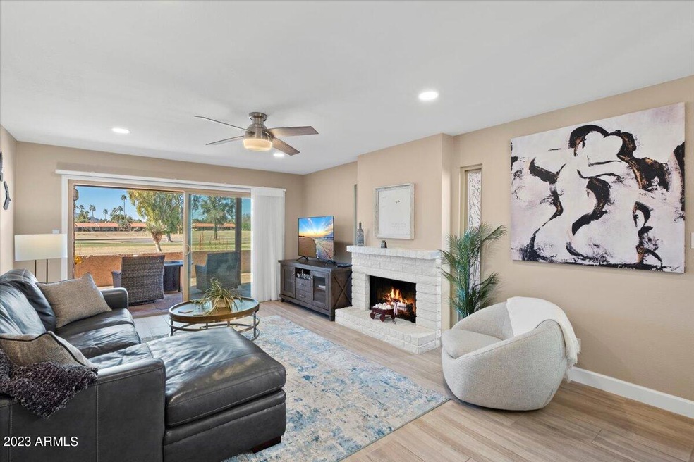 Living Room with golf-course views!