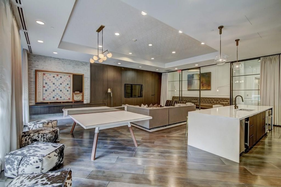 Resident Clubroom on lobby level.