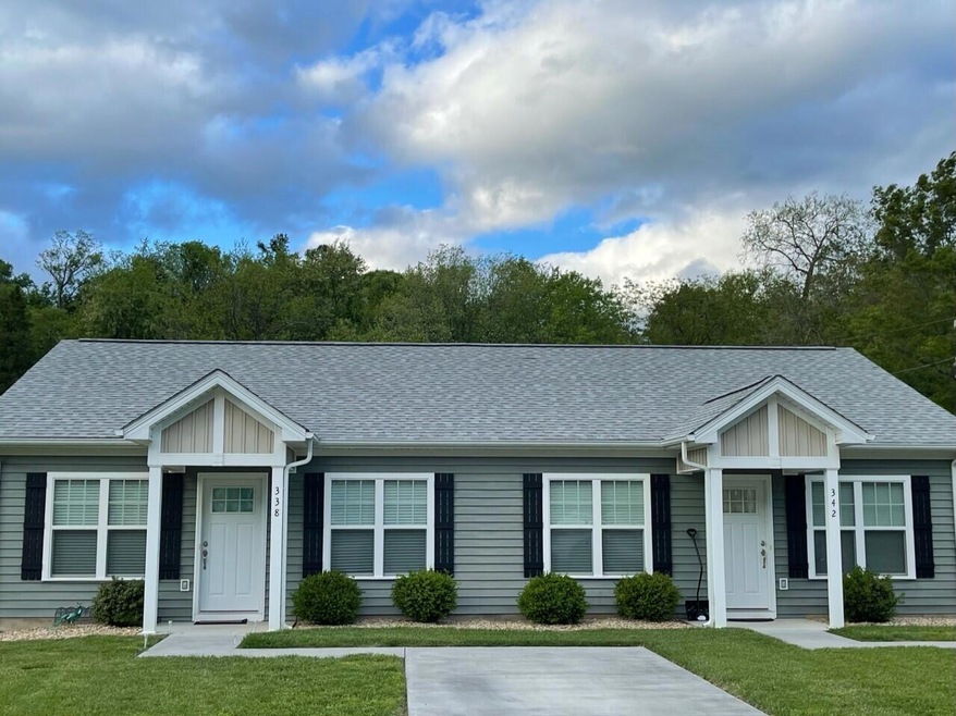 Front of duplex