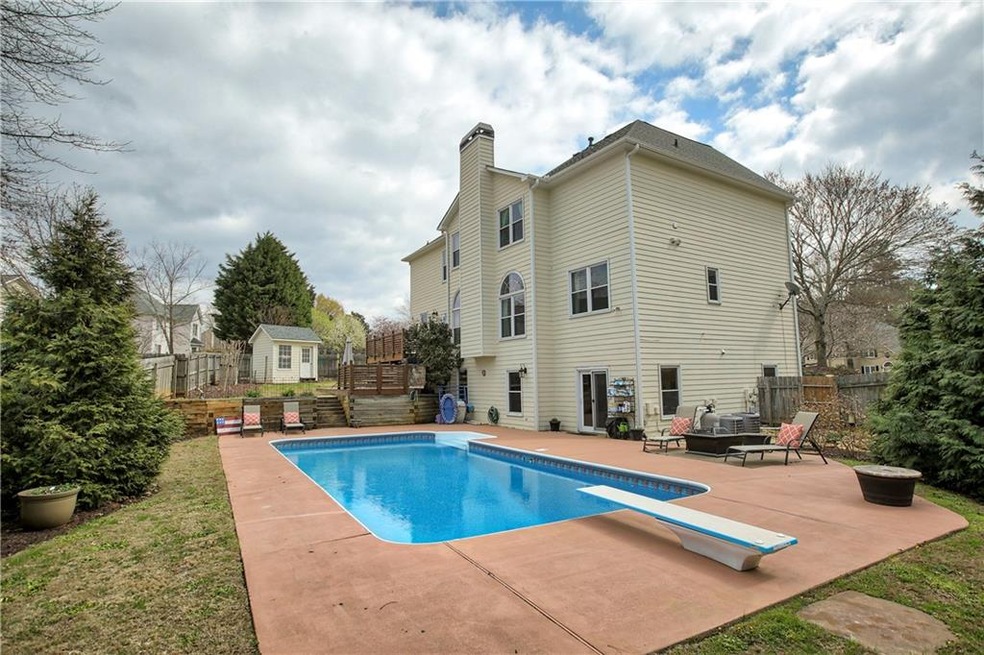 The backyard oasis is perfect for everyone to enjo