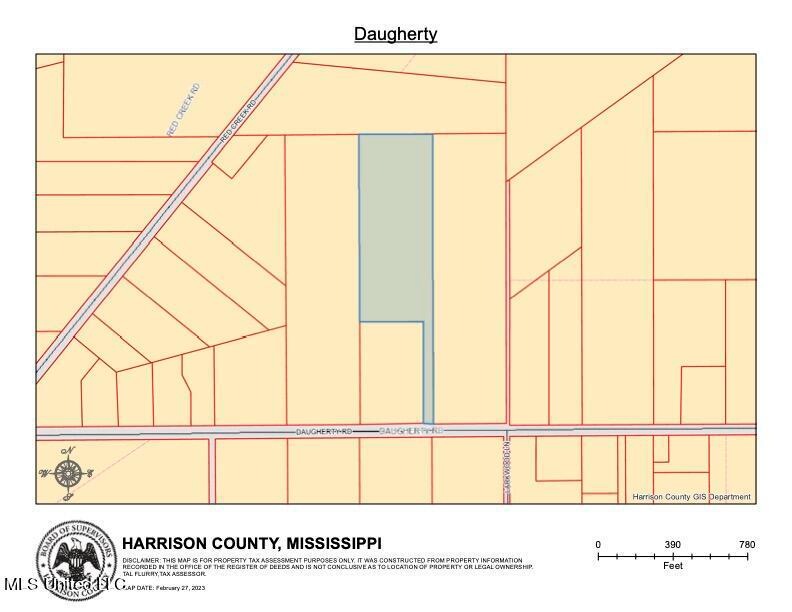 Daugherty Rd parcel map