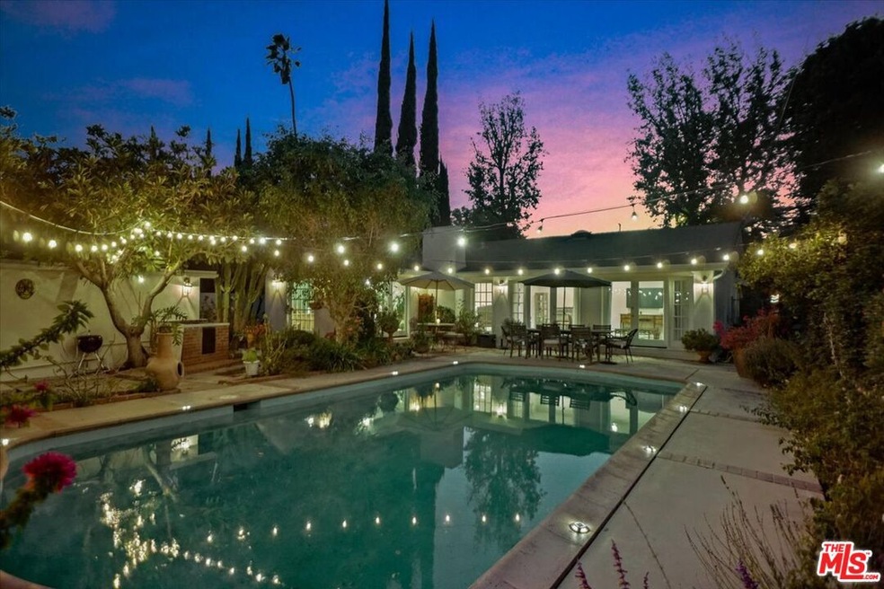 Twilight Pool to House