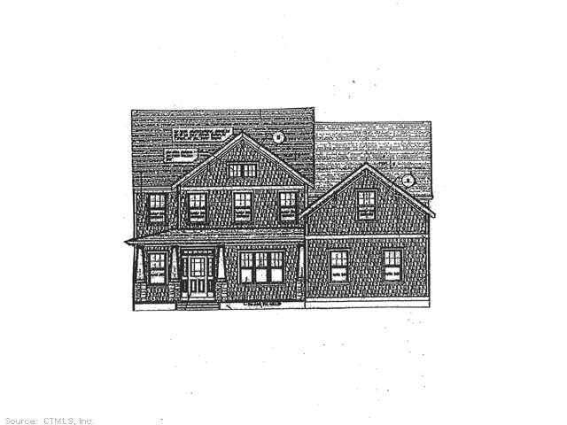 Exterior Front. Rendering of home under constructi