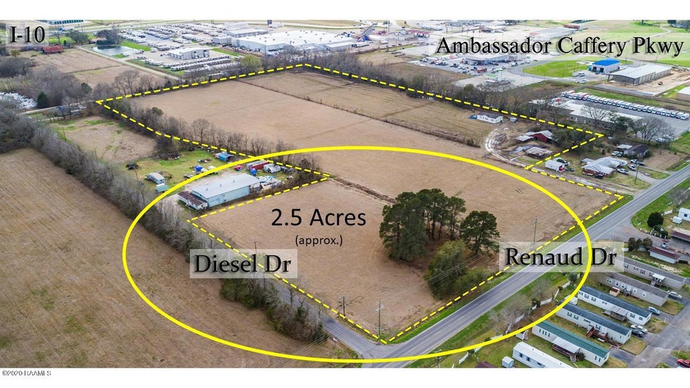 1051 Renaud aerial -Corner lot