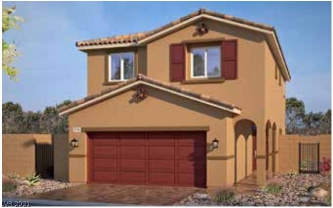 1715 Plan, Elevation B Artistic Rendering; Exterior Features/Colors Will Vary