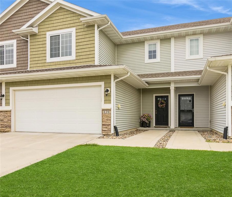 Front of townhome