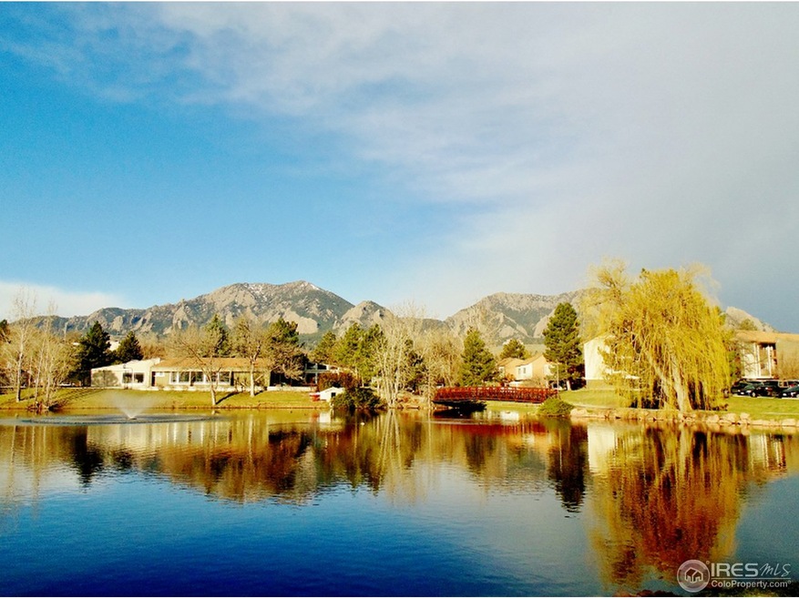 Clubhouse across the lake