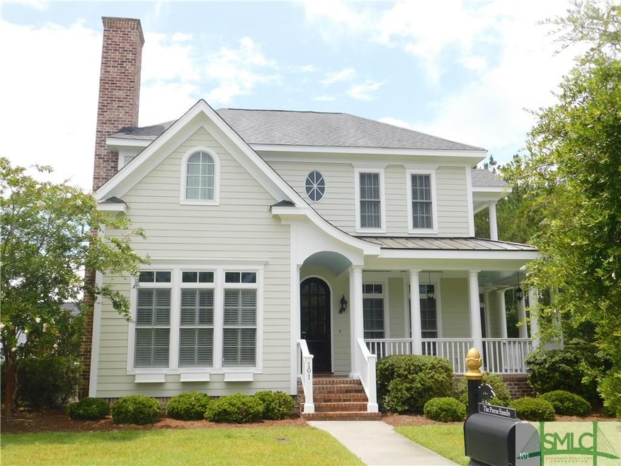 Front entrance sets this home apart. Beautiful arc