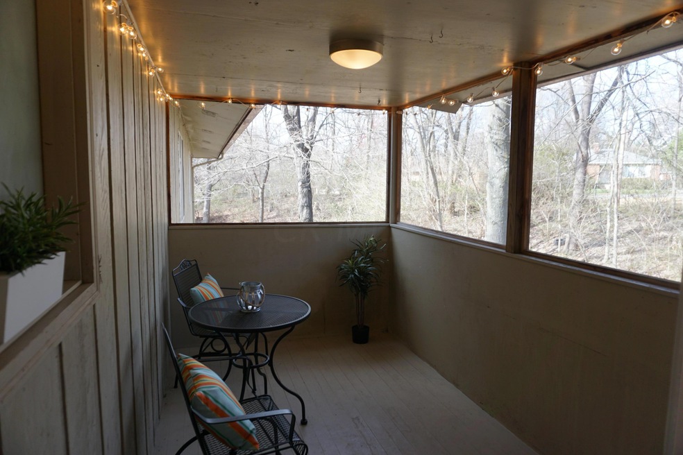 Screened porch