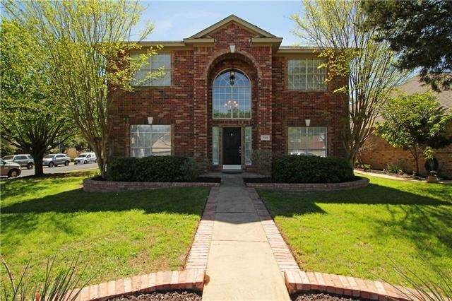 Sitting on a Large corner lot. This 4 bedroom, 2.5