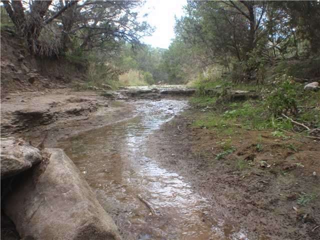 Waterfront/Dock/Pier : Photo taken 11-2012. Approximately 800' of Rocky Creek meanders through most of this 10 acre property! Still flowing in the drought.