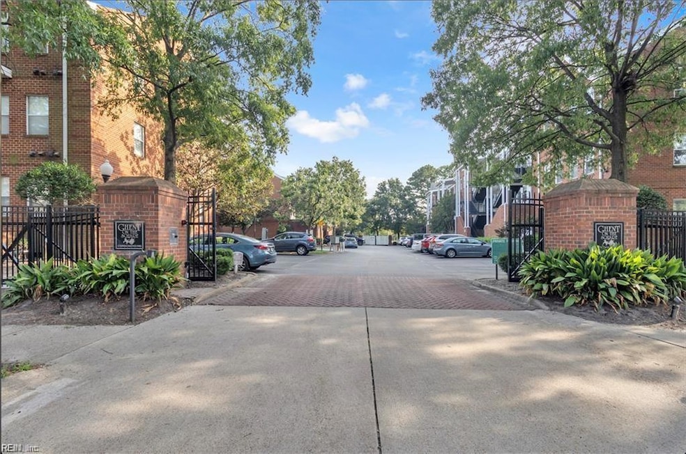One of two entrances to the gated community!  Unit