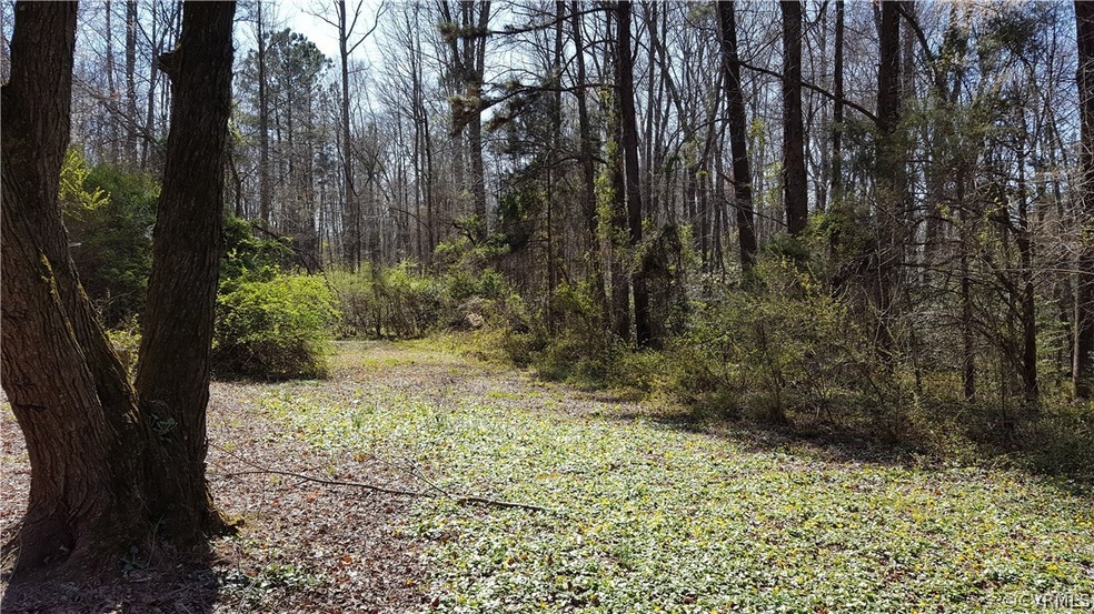 Cleared area off the road.