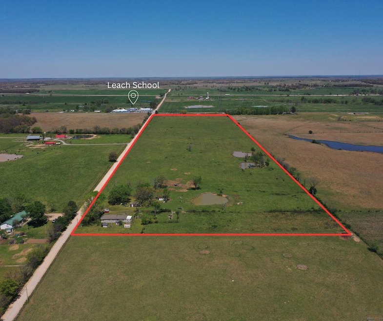 Outline of the home and property.