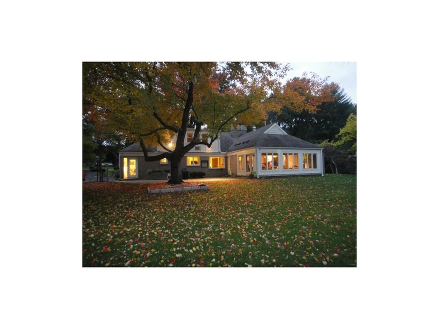 Back of the home this fall.  Warm and inviting!