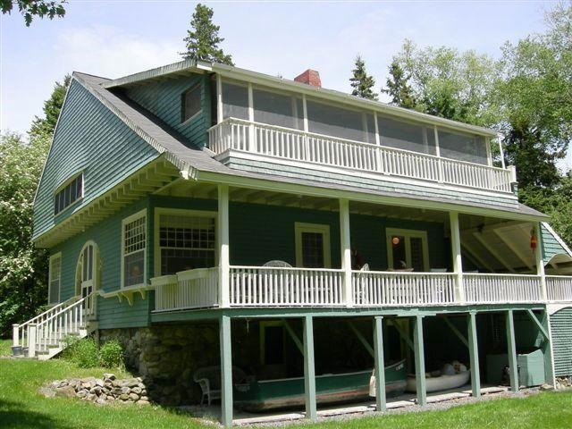 South facing porches, top porch...