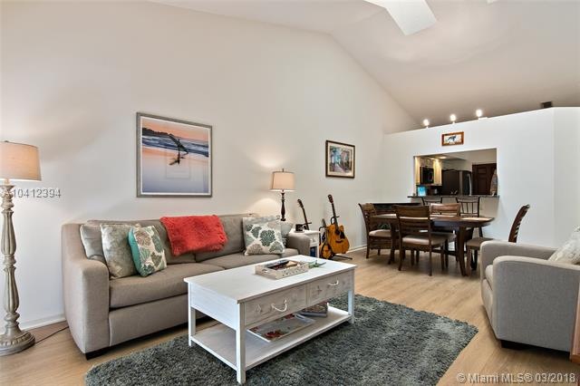 Living room and dining room