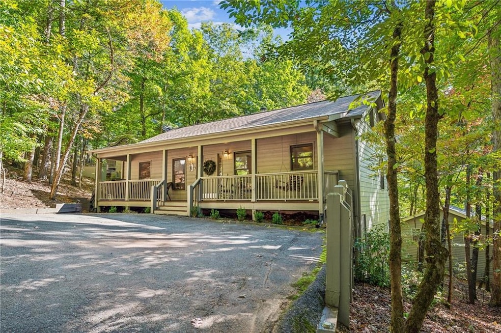 View of front featuring a comfortable porch
