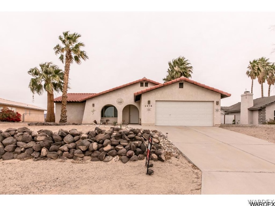 Landscaped front yard