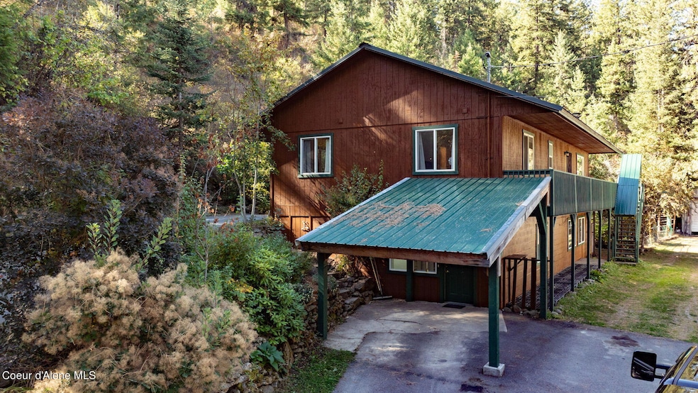 Carport and Lower Entry