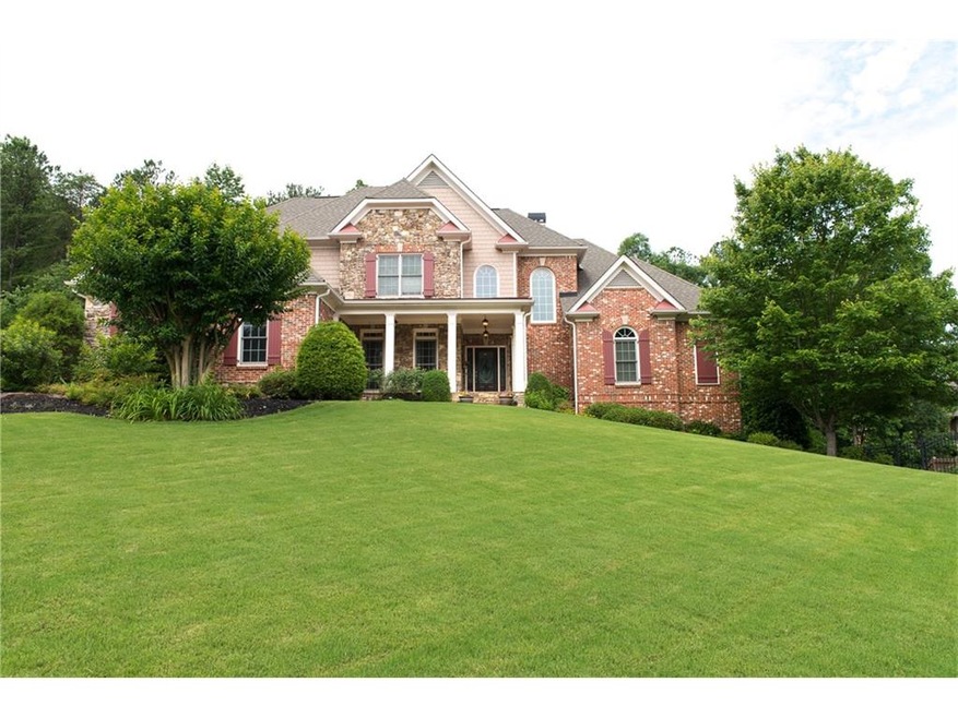 The curb appeal of this home is truly majestic!  T
