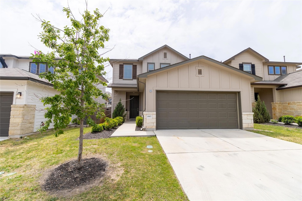 Townhome / multi-family property with board and b