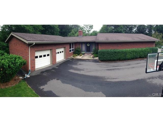 Large Driveway and Two Car Garage