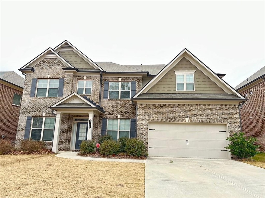 Craftsman inspired home featuring a garage