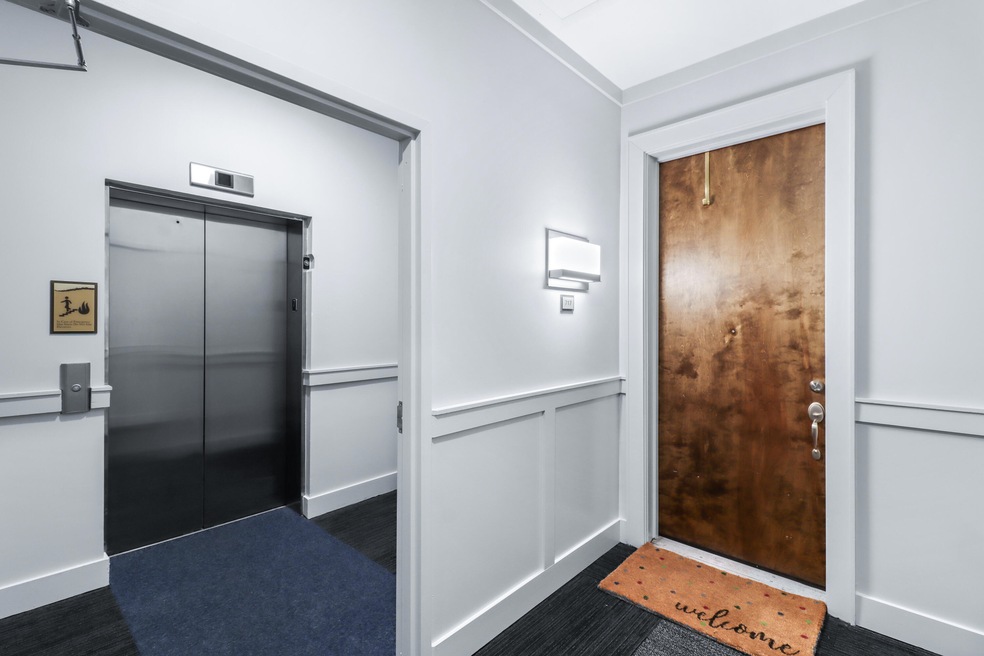 Elevator adjacent to your front door