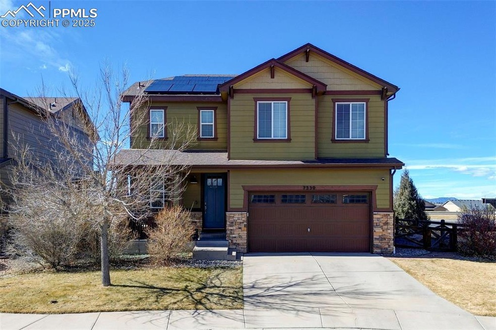 Craftsman inspired home with a garage, concrete dr