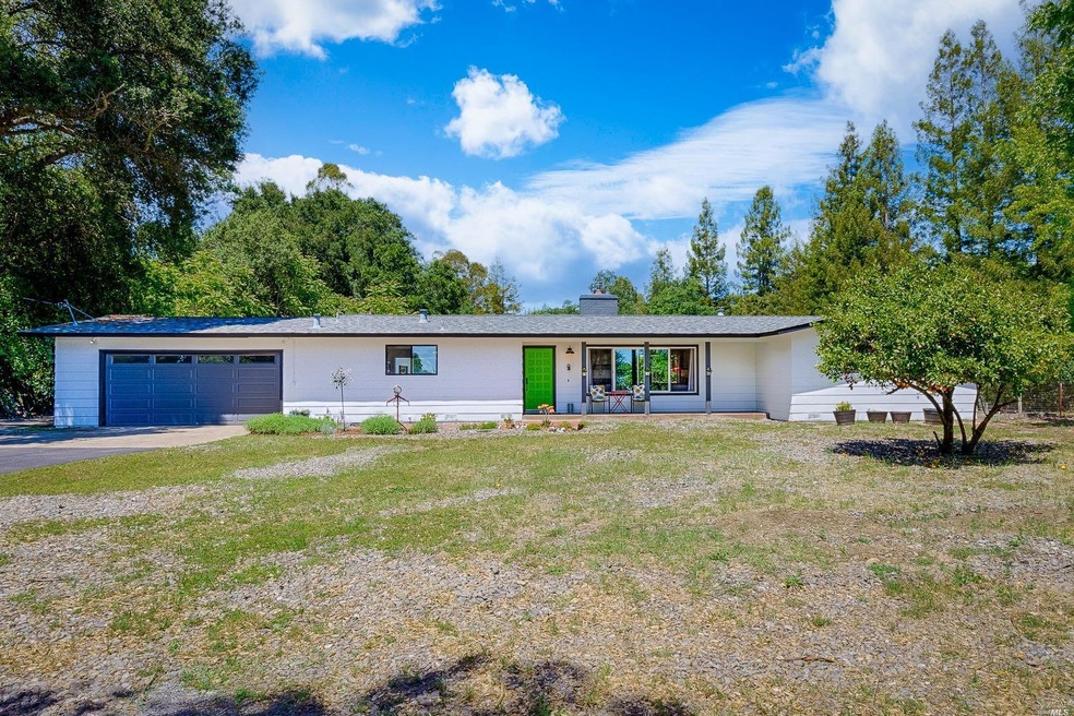 Front of the 1,692+/- SF 2Bd/2Ba home on 2.97+/- A