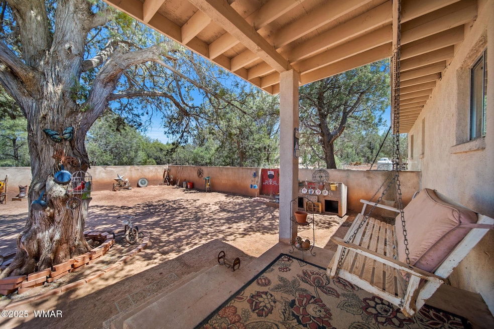 Covered Back Porch