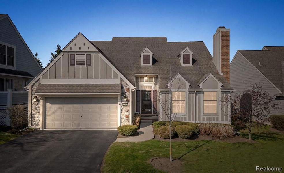 Front exterior of detached condo