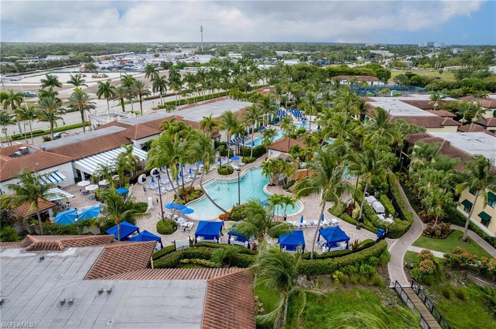 Above pool view