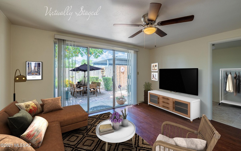 Family Room Virtually Staged