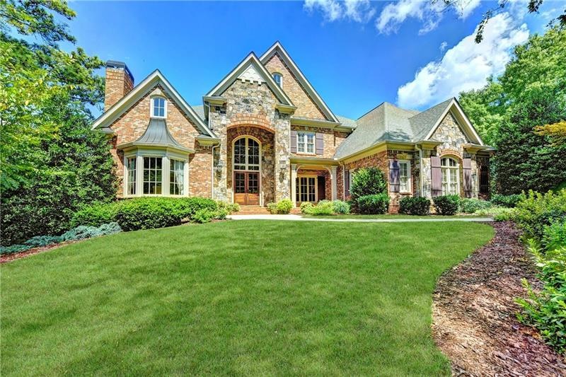 Executive Brick and Stone Home