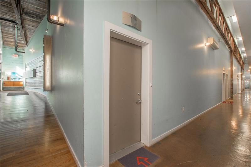 Unit entrance and hall